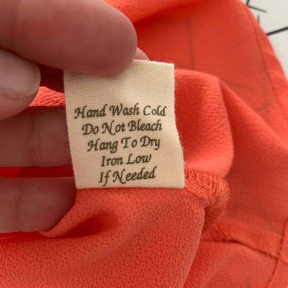 CORAL BLOUSE - Picture 4 of 7